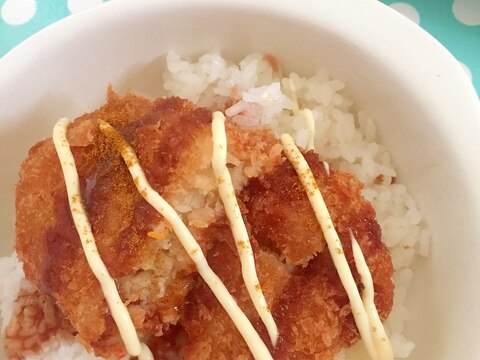 カレー粉で！コロッケ丼☆